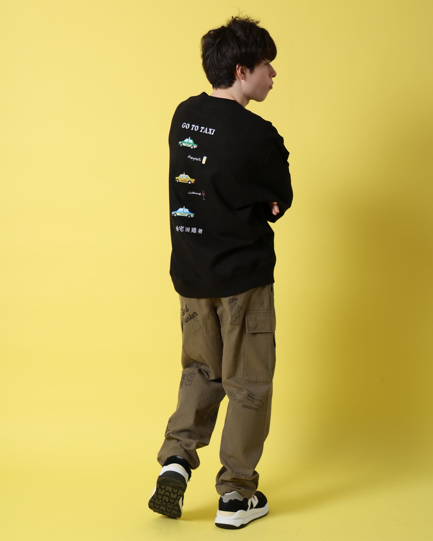 【YOIDORE】 ヘベレケ スエードタッチ クルーネック (816607)