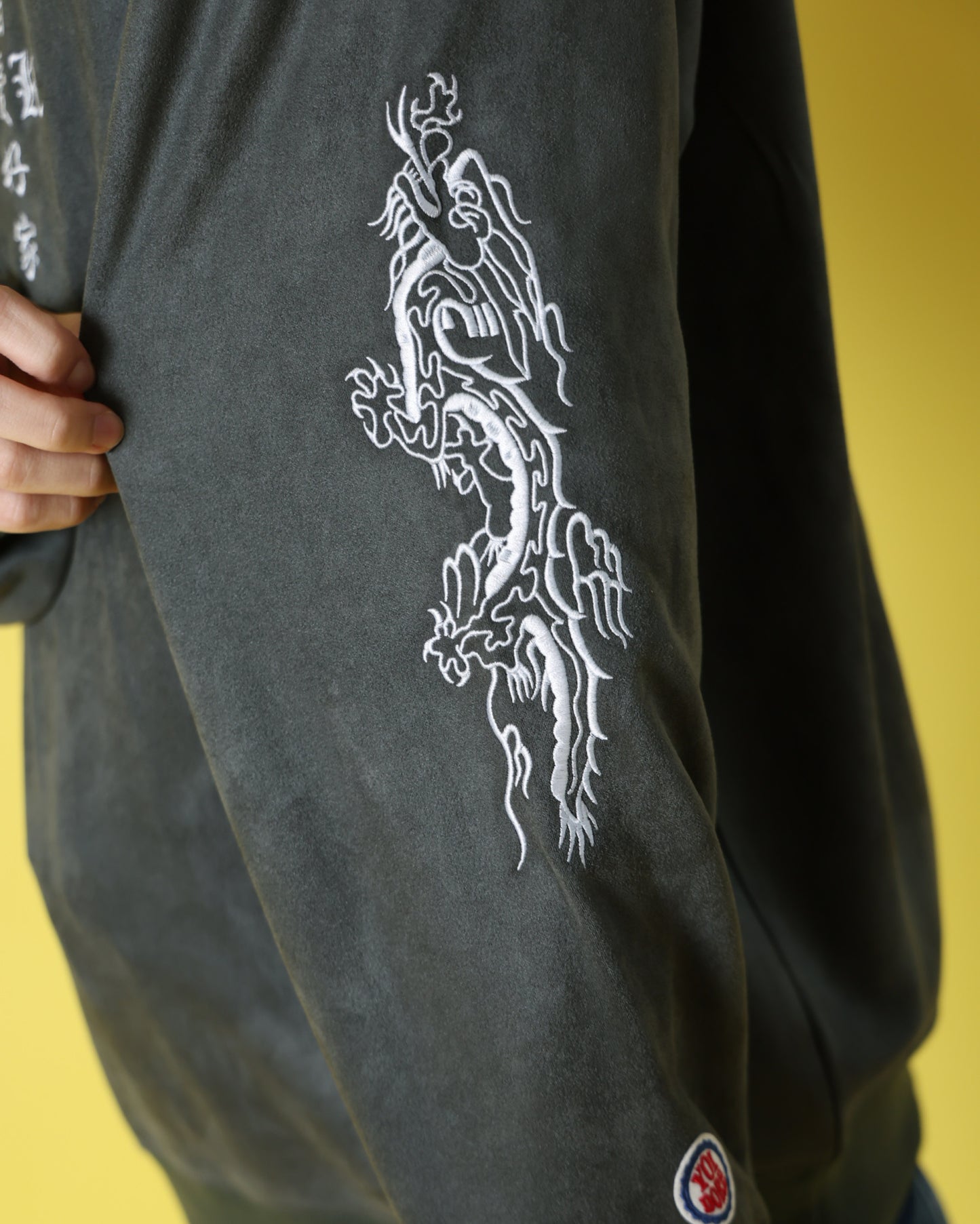 【YOIDORE】 酔虎と酔龍 スエードタッチ クルーネック (816608)