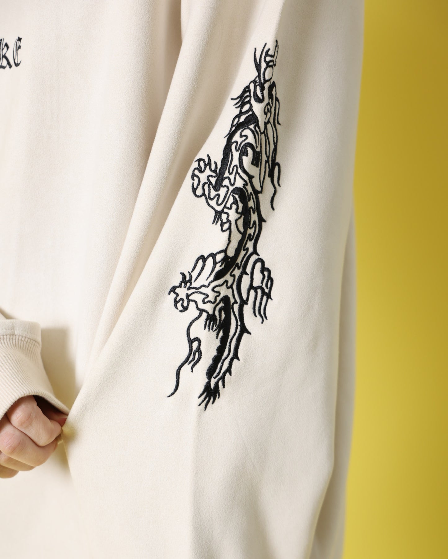 【YOIDORE】 酔虎と酔龍 スエードタッチ クルーネック (816608)