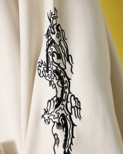 【YOIDORE】 酔虎と酔龍 スエードタッチ クルーネック (816608)