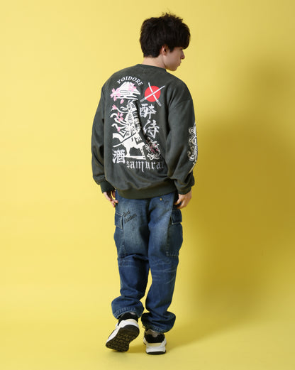 【YOIDORE】 酔い侍 スエードタッチ クルーネック (816605)