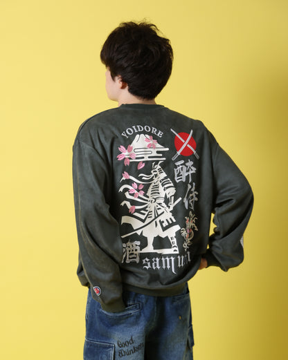 【YOIDORE】 酔い侍 スエードタッチ クルーネック (816605)