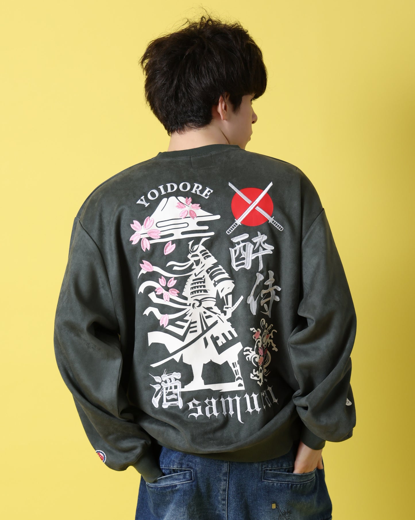 【YOIDORE】 酔い侍 スエードタッチ クルーネック (816605)