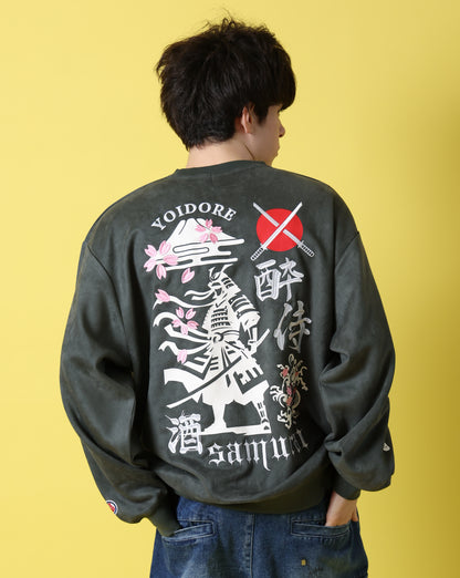 【YOIDORE】 酔い侍 スエードタッチ クルーネック (816605)