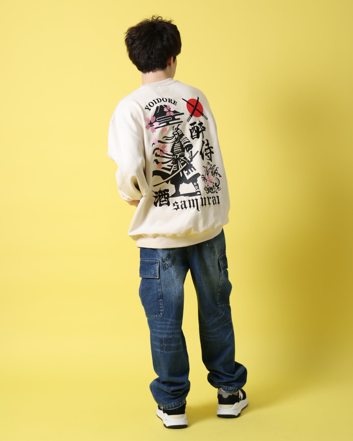 【YOIDORE】 酔い侍 スエードタッチ クルーネック (816605)