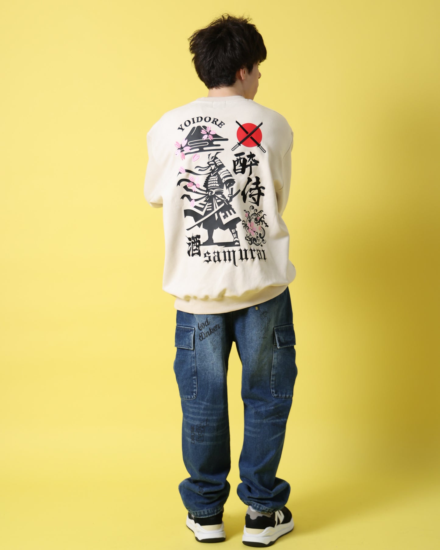 【YOIDORE】 酔い侍 スエードタッチ クルーネック (816605)