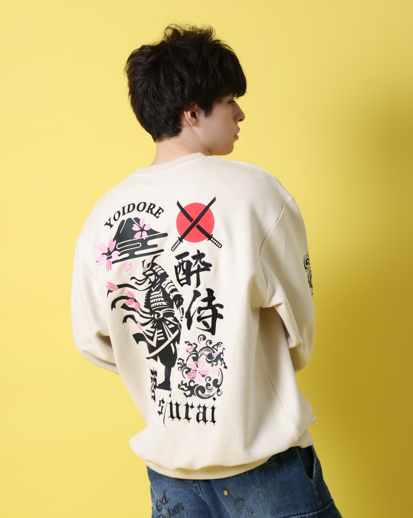 【YOIDORE】 酔い侍 スエードタッチ クルーネック (816605)