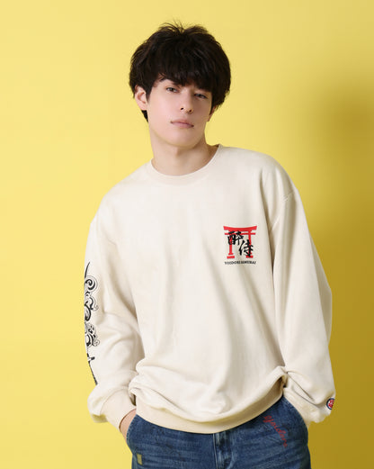 【YOIDORE】 酔い侍 スエードタッチ クルーネック (816605)