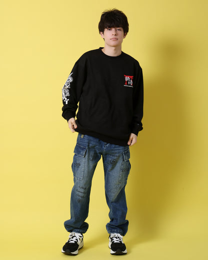 【YOIDORE】 酔い侍 スエードタッチ クルーネック (816605)