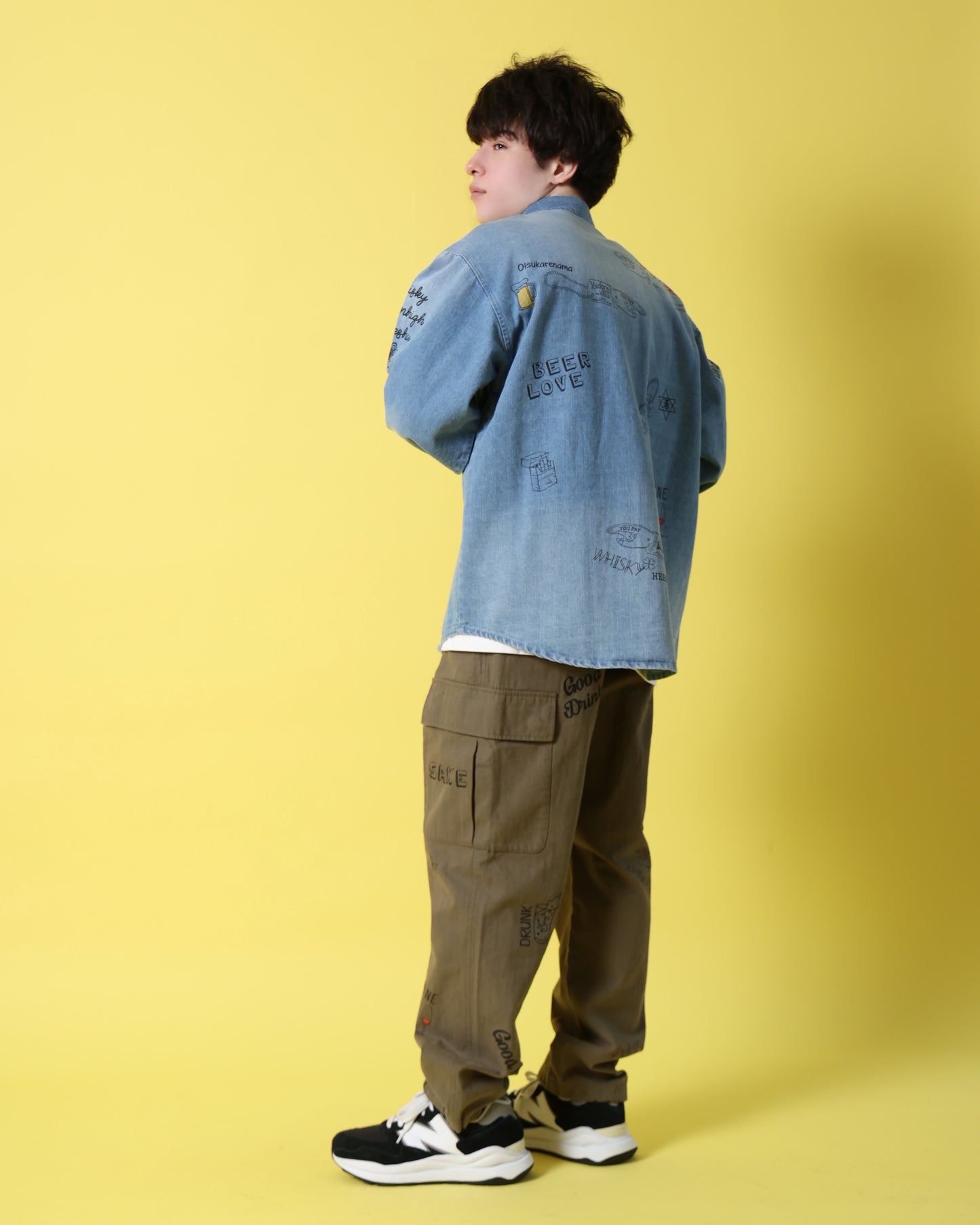 【YOIDORE】 ヴィンテージ栓抜き らくがきシャツ (816001)