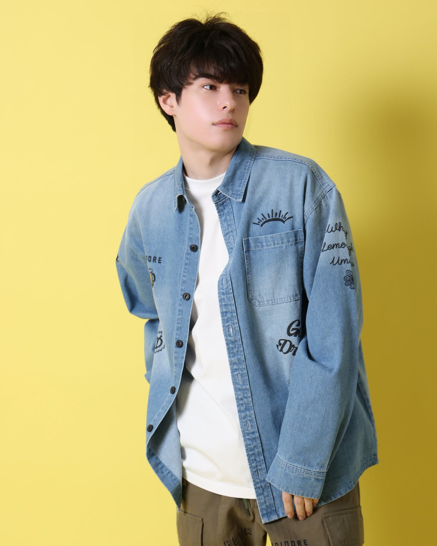 【YOIDORE】 ヴィンテージ栓抜き らくがきシャツ (816001)