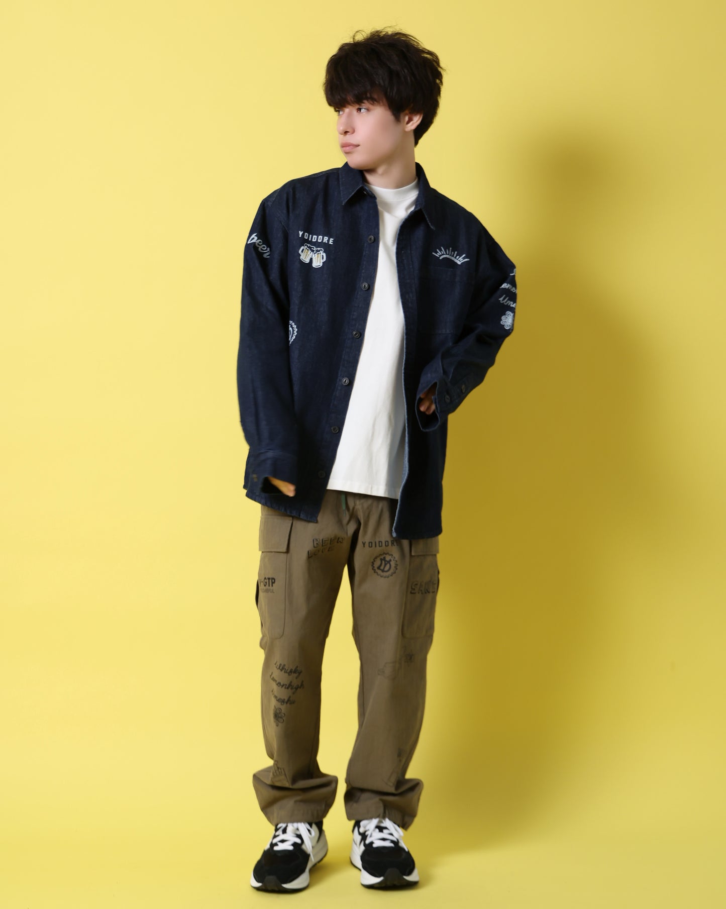 【YOIDORE】 ヴィンテージ栓抜き らくがきシャツ (816001)