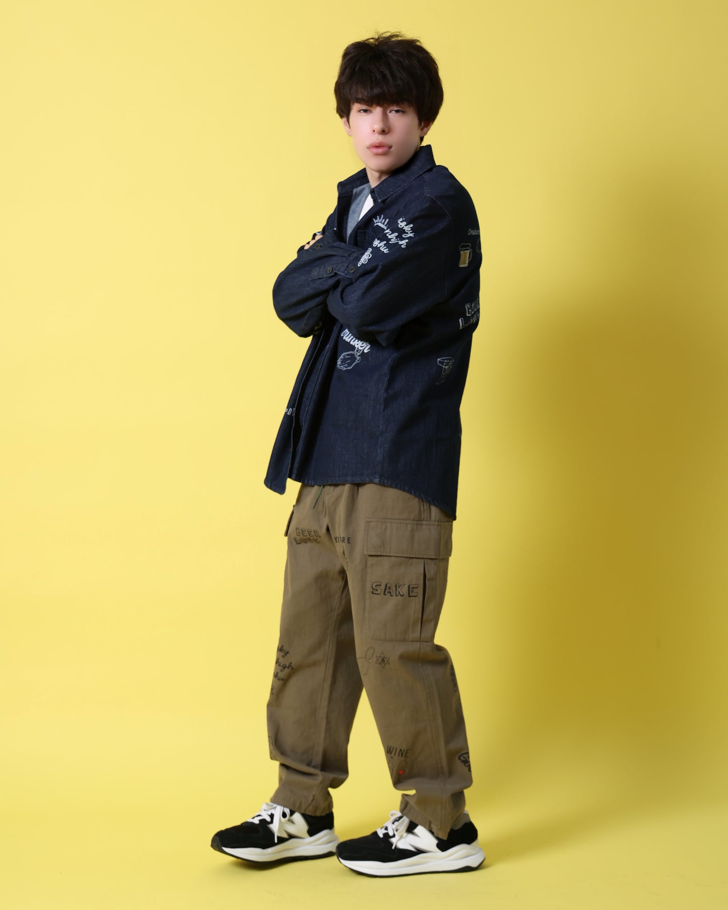 【YOIDORE】 ヴィンテージ栓抜き らくがきシャツ (816001)