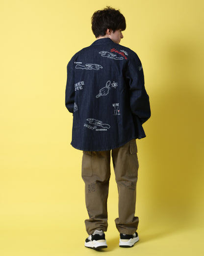 【YOIDORE】 ヴィンテージ栓抜き らくがきシャツ (816001)