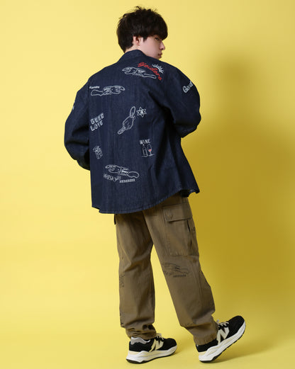 【YOIDORE】 ヴィンテージ栓抜き らくがきシャツ (816001)