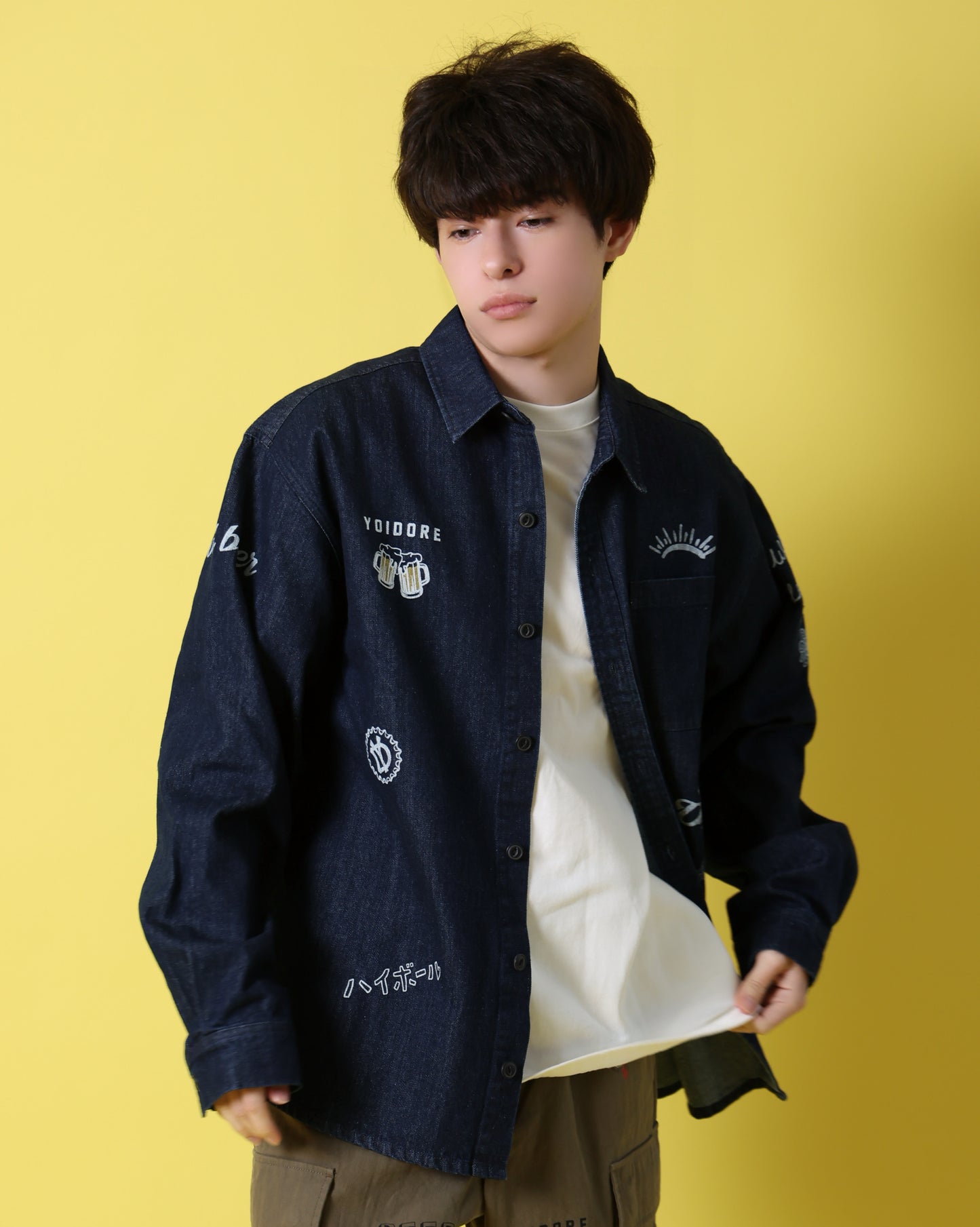 【YOIDORE】 ヴィンテージ栓抜き らくがきシャツ (816001)