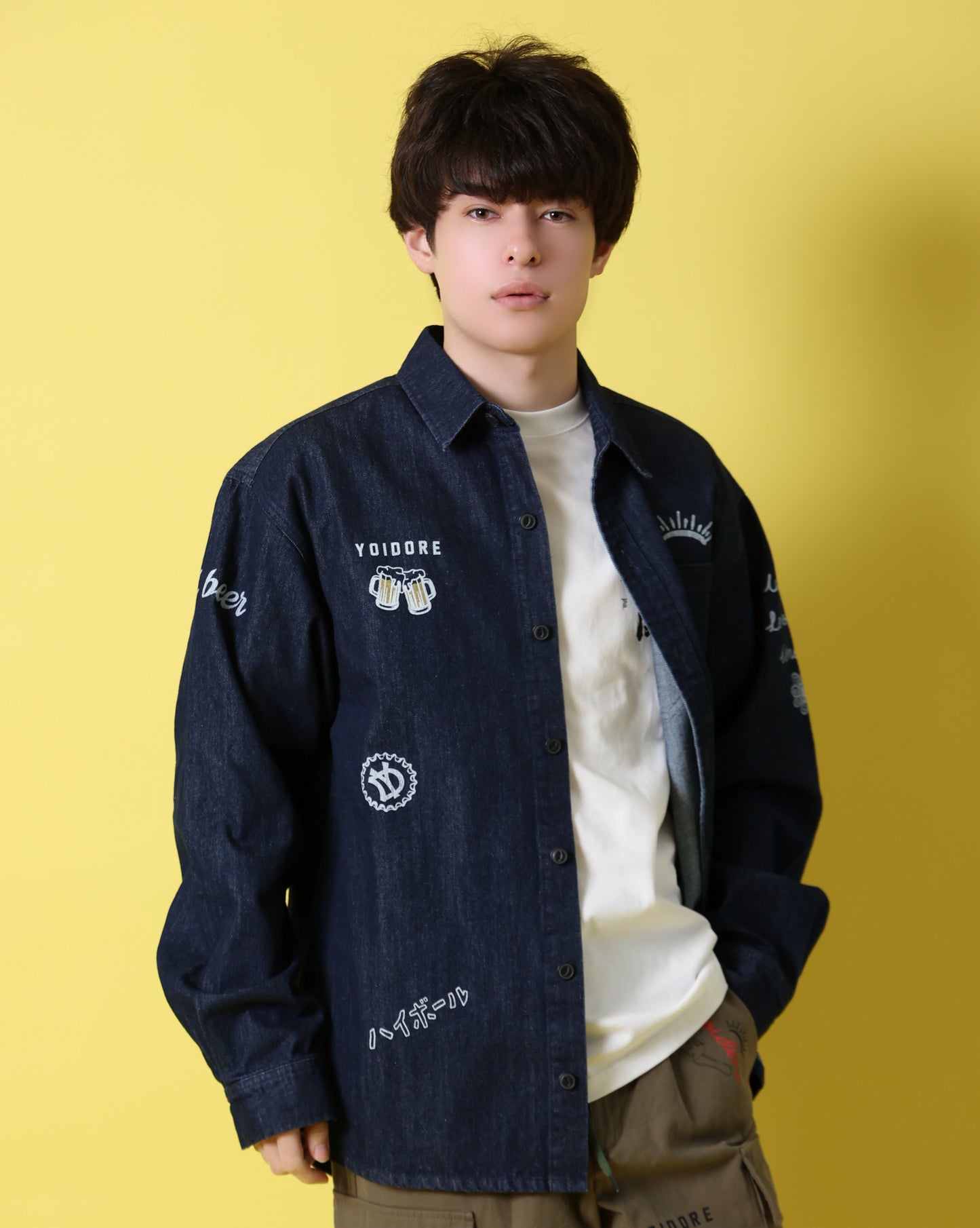 【YOIDORE】 ヴィンテージ栓抜き らくがきシャツ (816001)