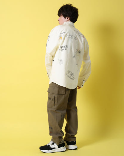 【YOIDORE】 ヴィンテージ栓抜き らくがきシャツ (816001)