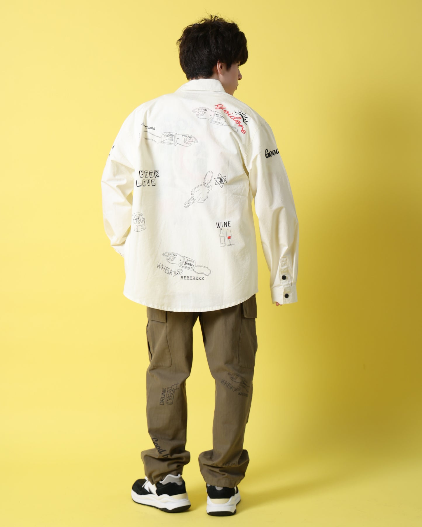 【YOIDORE】 ヴィンテージ栓抜き らくがきシャツ (816001)