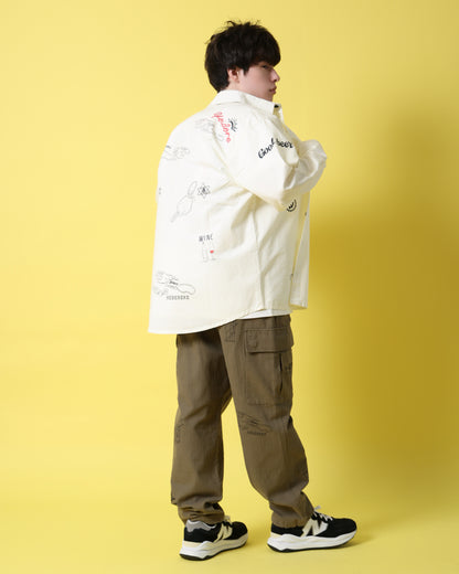 【YOIDORE】 ヴィンテージ栓抜き らくがきシャツ (816001)