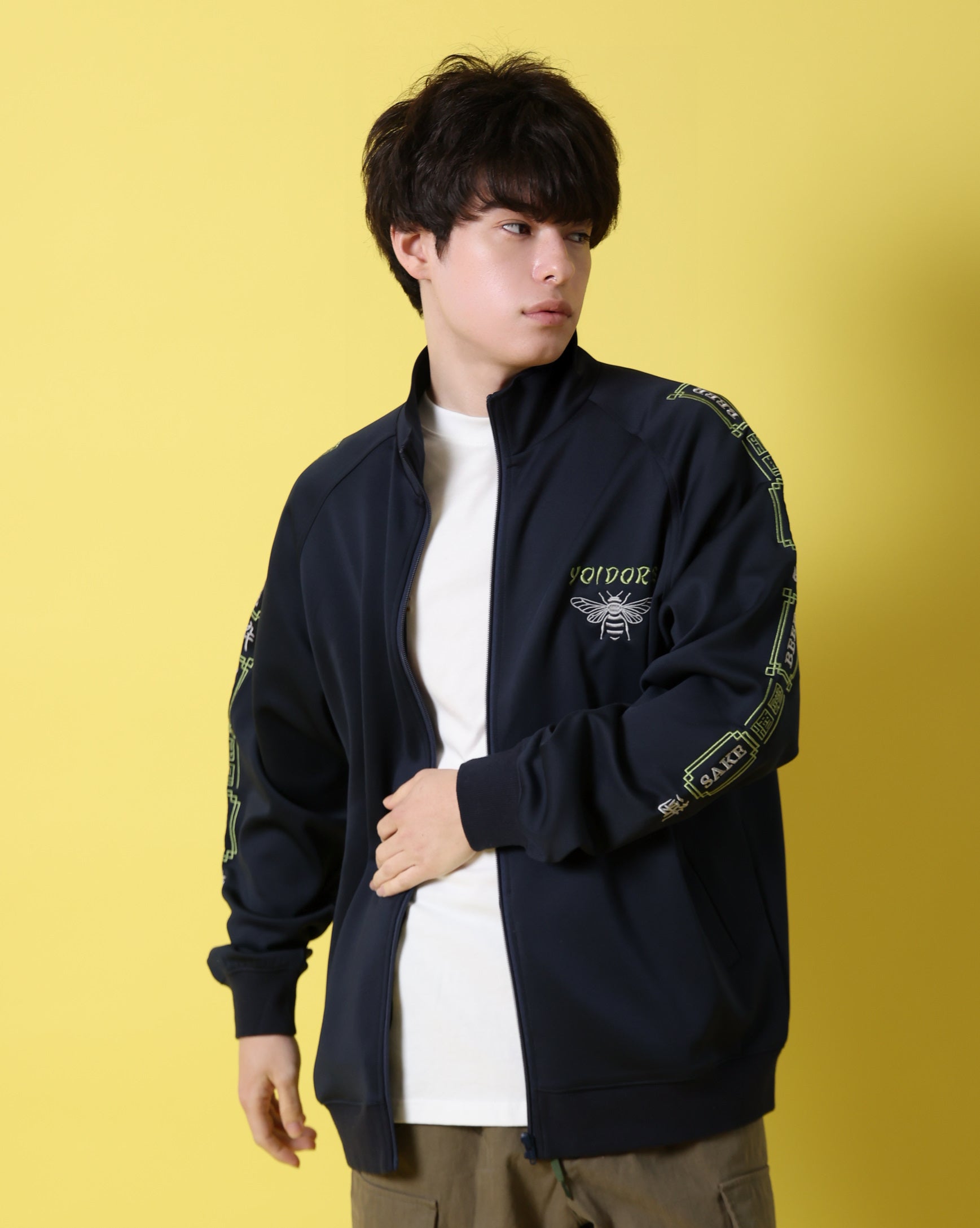 酒飲倶楽部 TRI-MOUNTAIN ブラック ナイロンジャケット XL 酒飲倶楽部