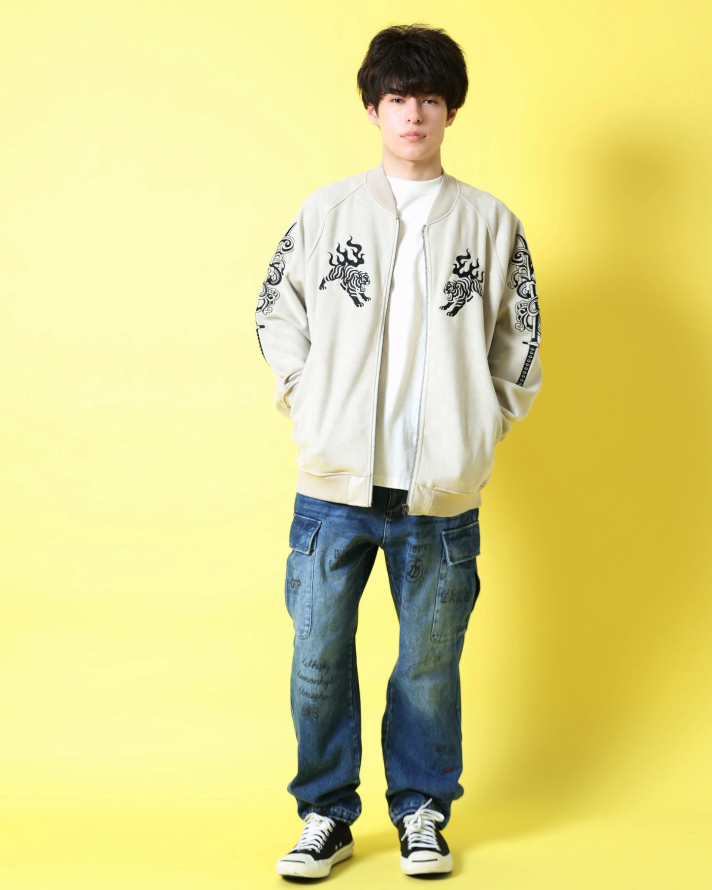 【YOIDORE】酔侍 スエードタッチ ブルゾン (816202)