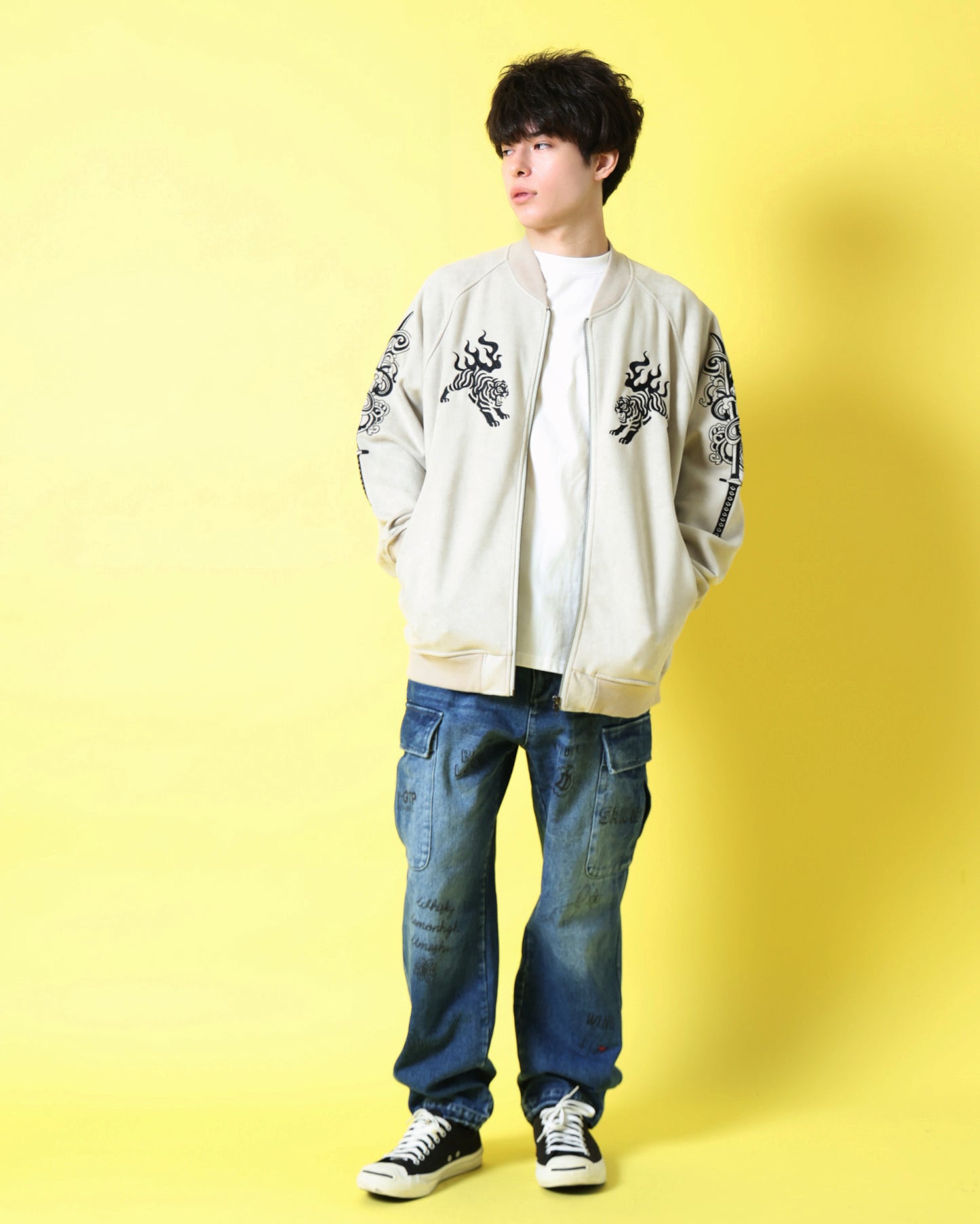 【YOIDORE】酔侍 スエードタッチ ブルゾン (816202)