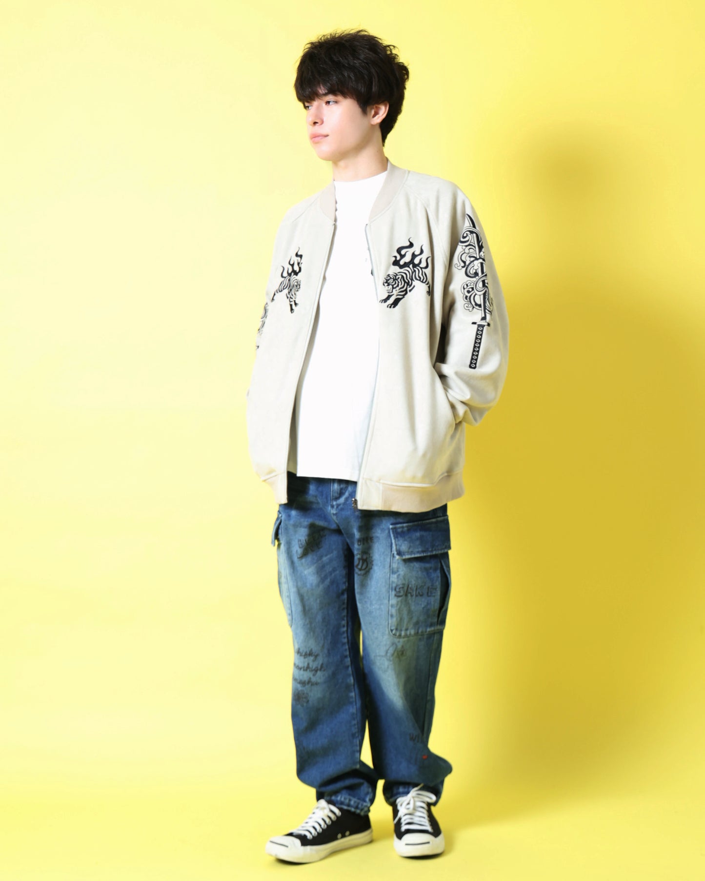 【YOIDORE】酔侍 スエードタッチ ブルゾン (816202)