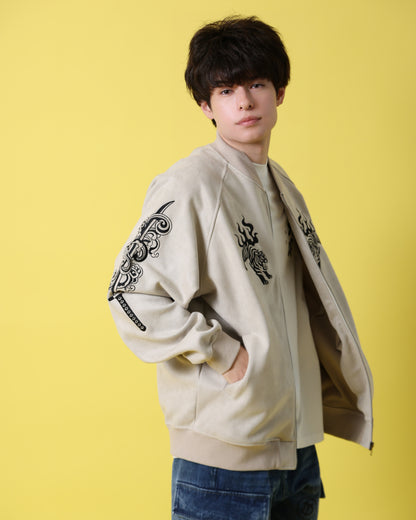 【YOIDORE】酔侍 スエードタッチ ブルゾン (816202)