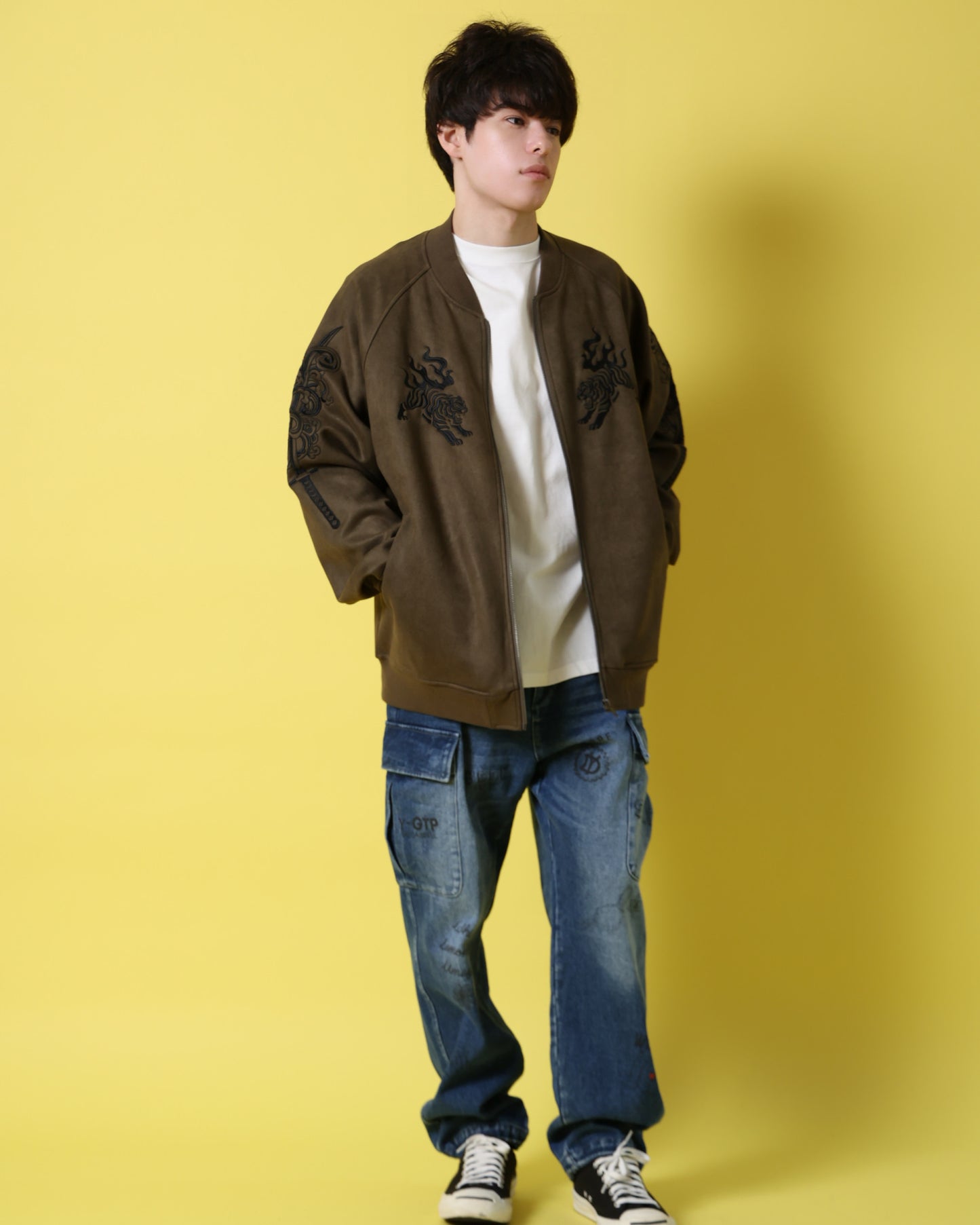 【YOIDORE】酔侍 スエードタッチ ブルゾン (816202)