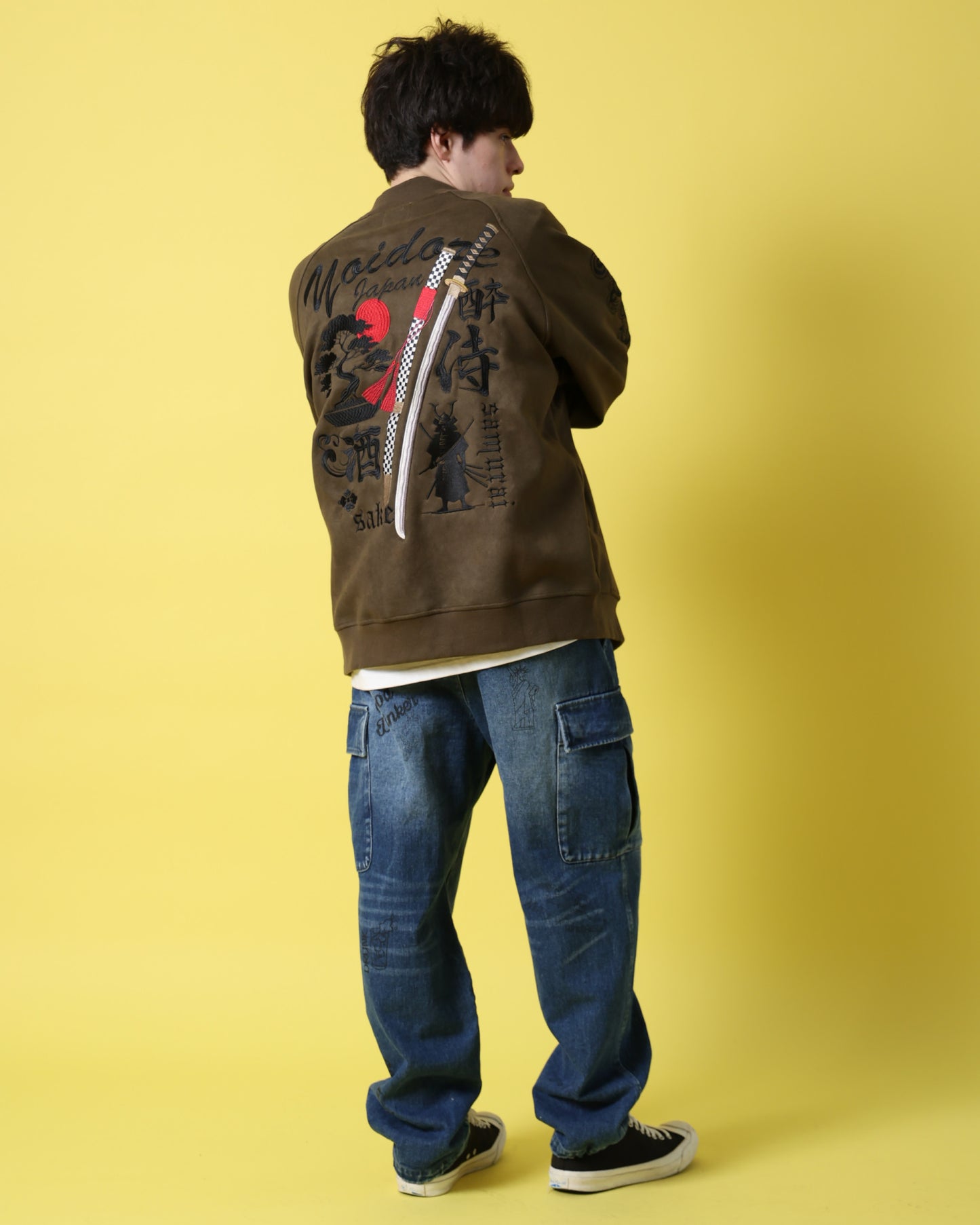 【YOIDORE】酔侍 スエードタッチ ブルゾン (816202)