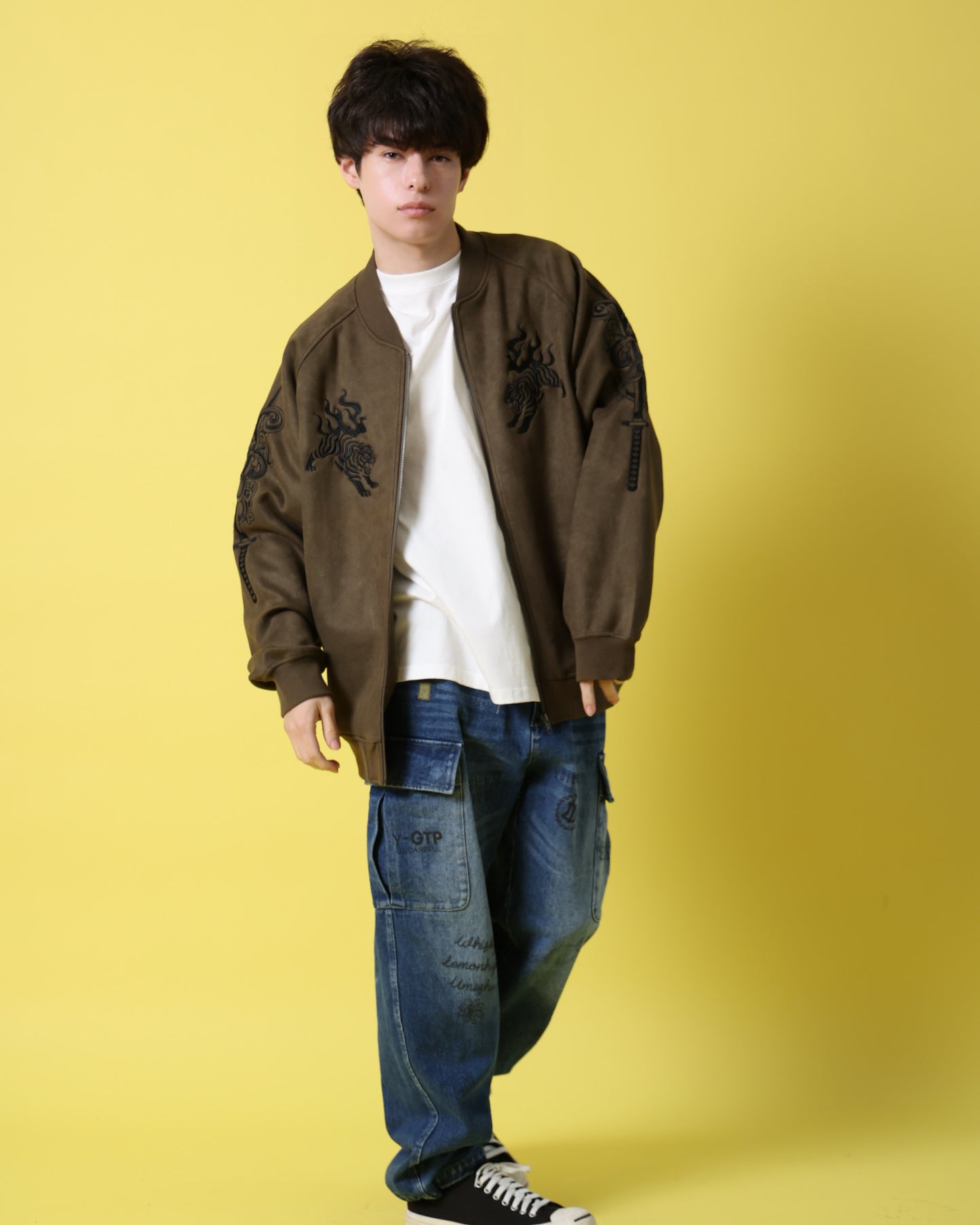 【YOIDORE】酔侍 スエードタッチ ブルゾン (816202)