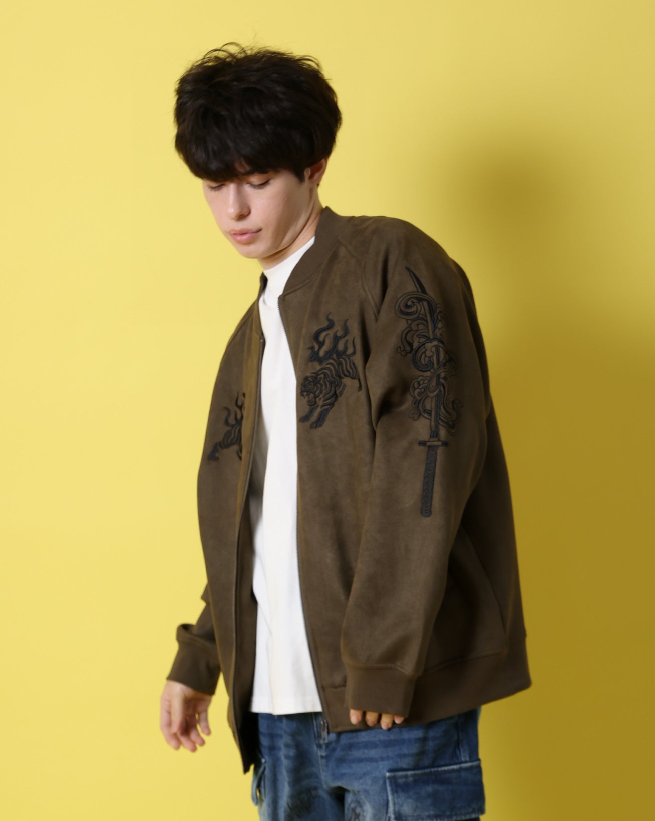 【YOIDORE】酔侍 スエードタッチ ブルゾン (816202)