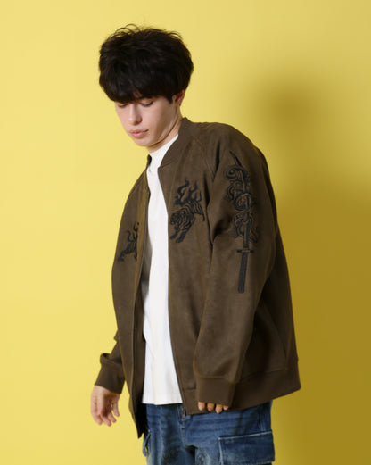 【YOIDORE】酔侍 スエードタッチ ブルゾン (816202)