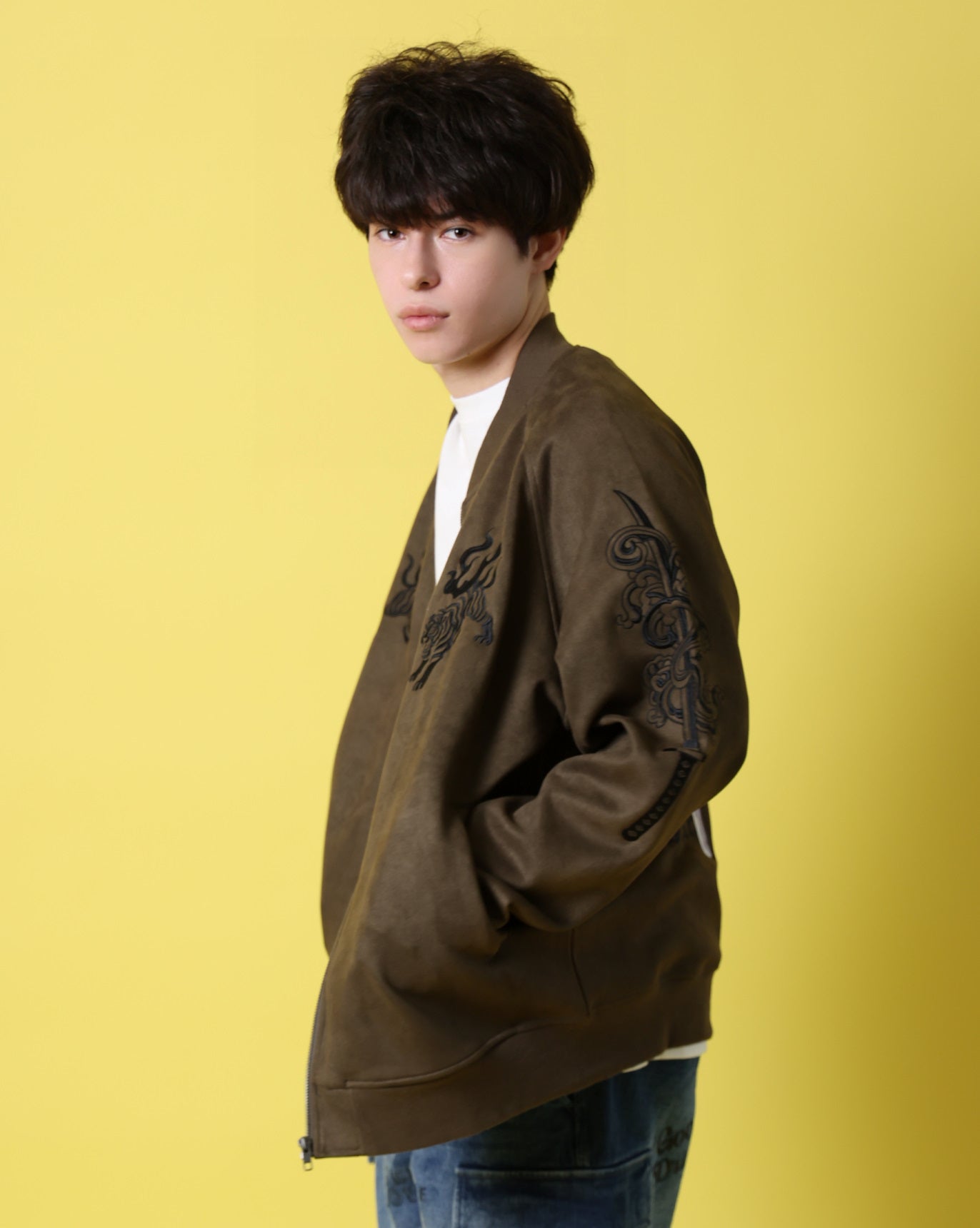 【YOIDORE】酔侍 スエードタッチ ブルゾン (816202)