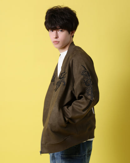 【YOIDORE】酔侍 スエードタッチ ブルゾン (816202)