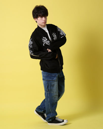 【YOIDORE】酔侍 スエードタッチ ブルゾン (816202)