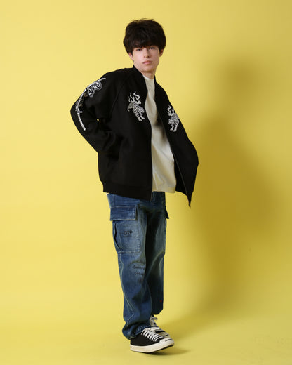 【YOIDORE】酔侍 スエードタッチ ブルゾン (816202)