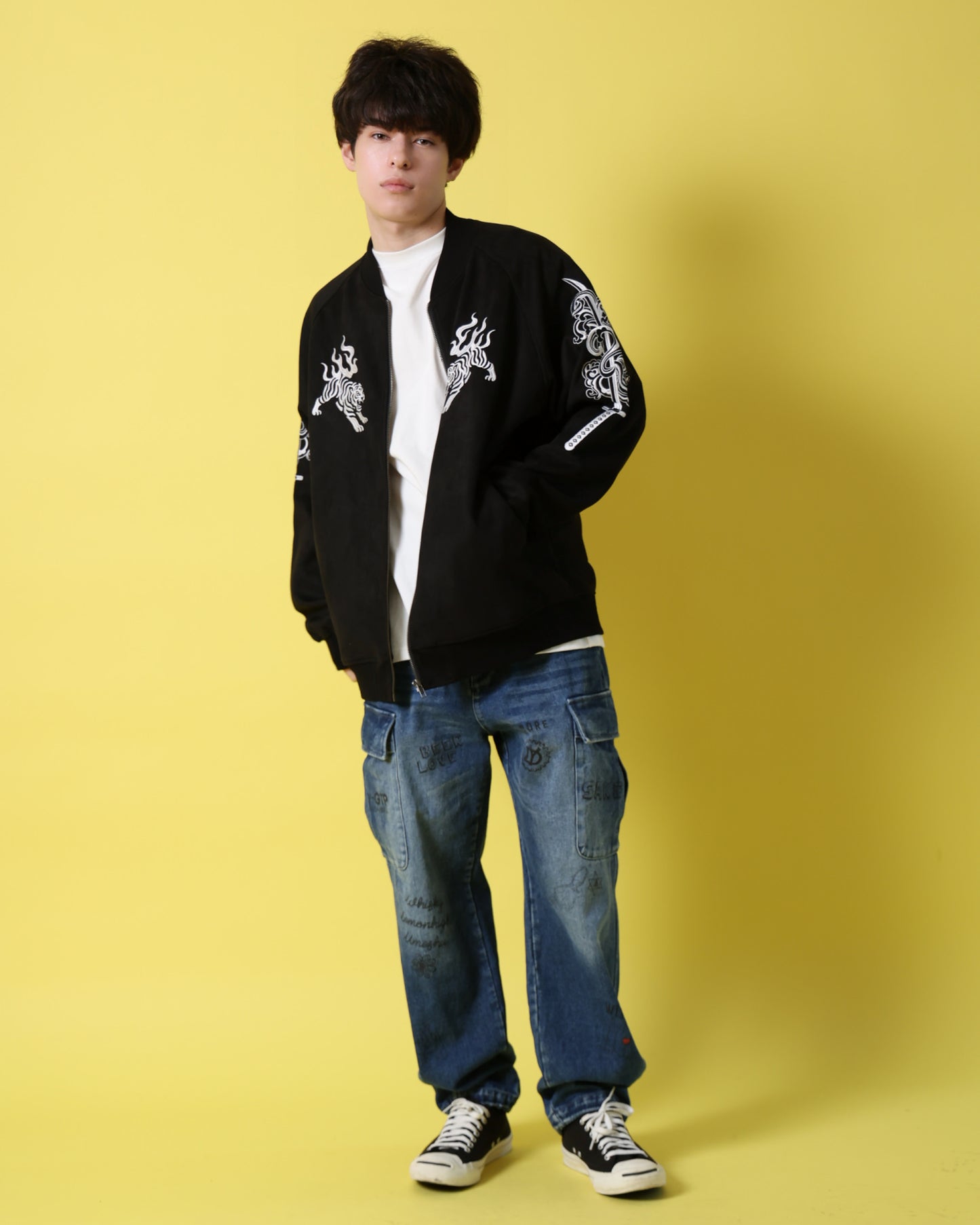 【YOIDORE】酔侍 スエードタッチ ブルゾン (816202)