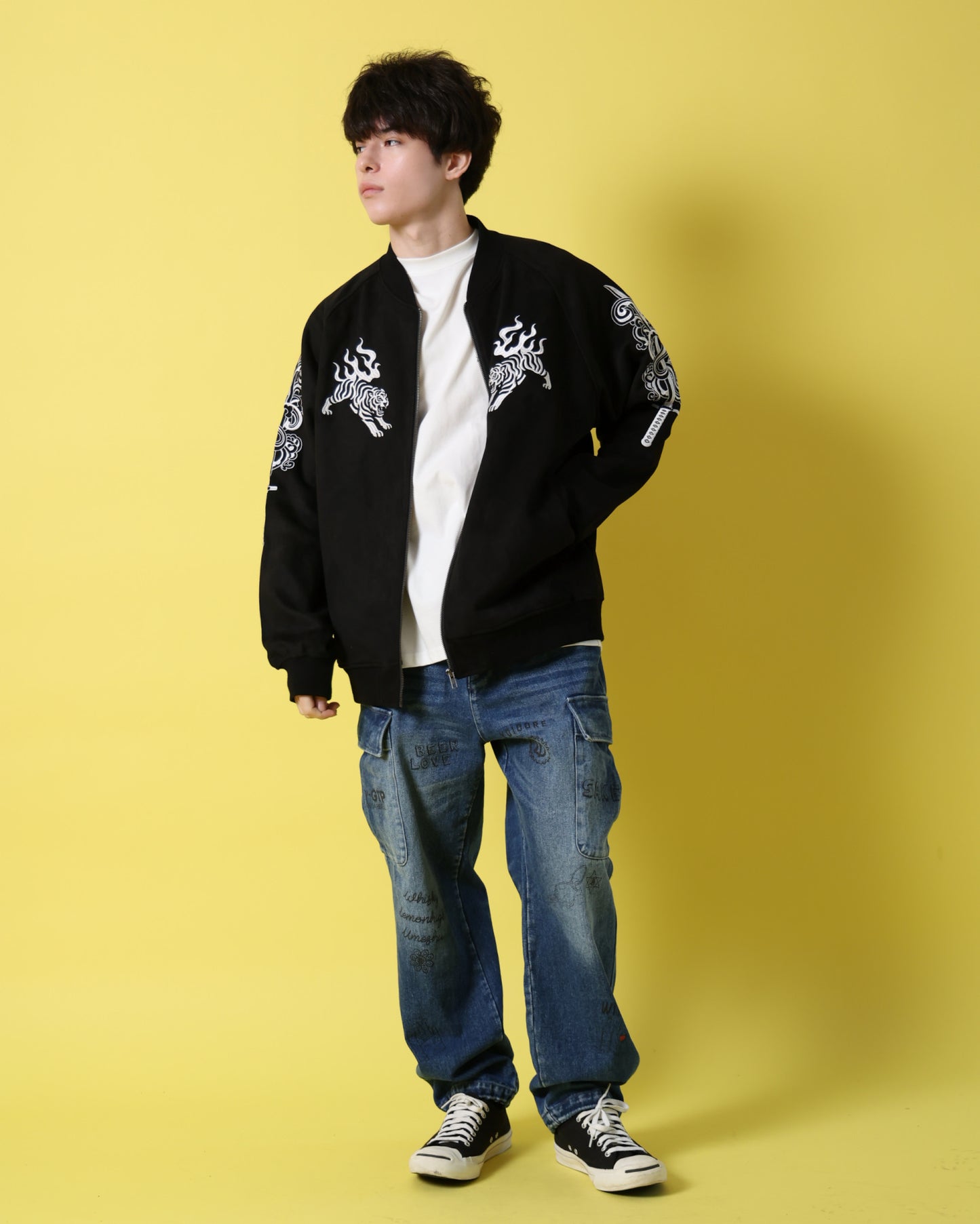 【YOIDORE】酔侍 スエードタッチ ブルゾン (816202)