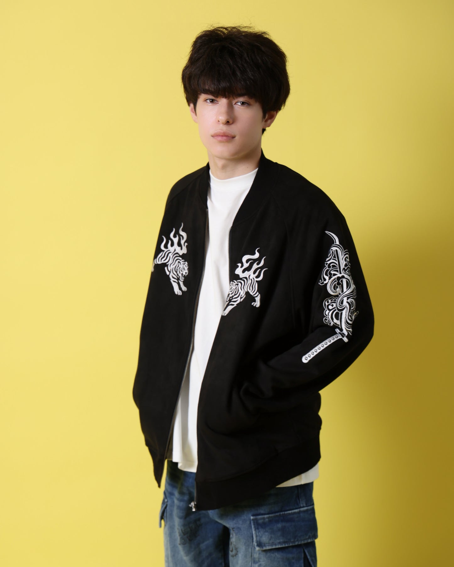 【YOIDORE】酔侍 スエードタッチ ブルゾン (816202)