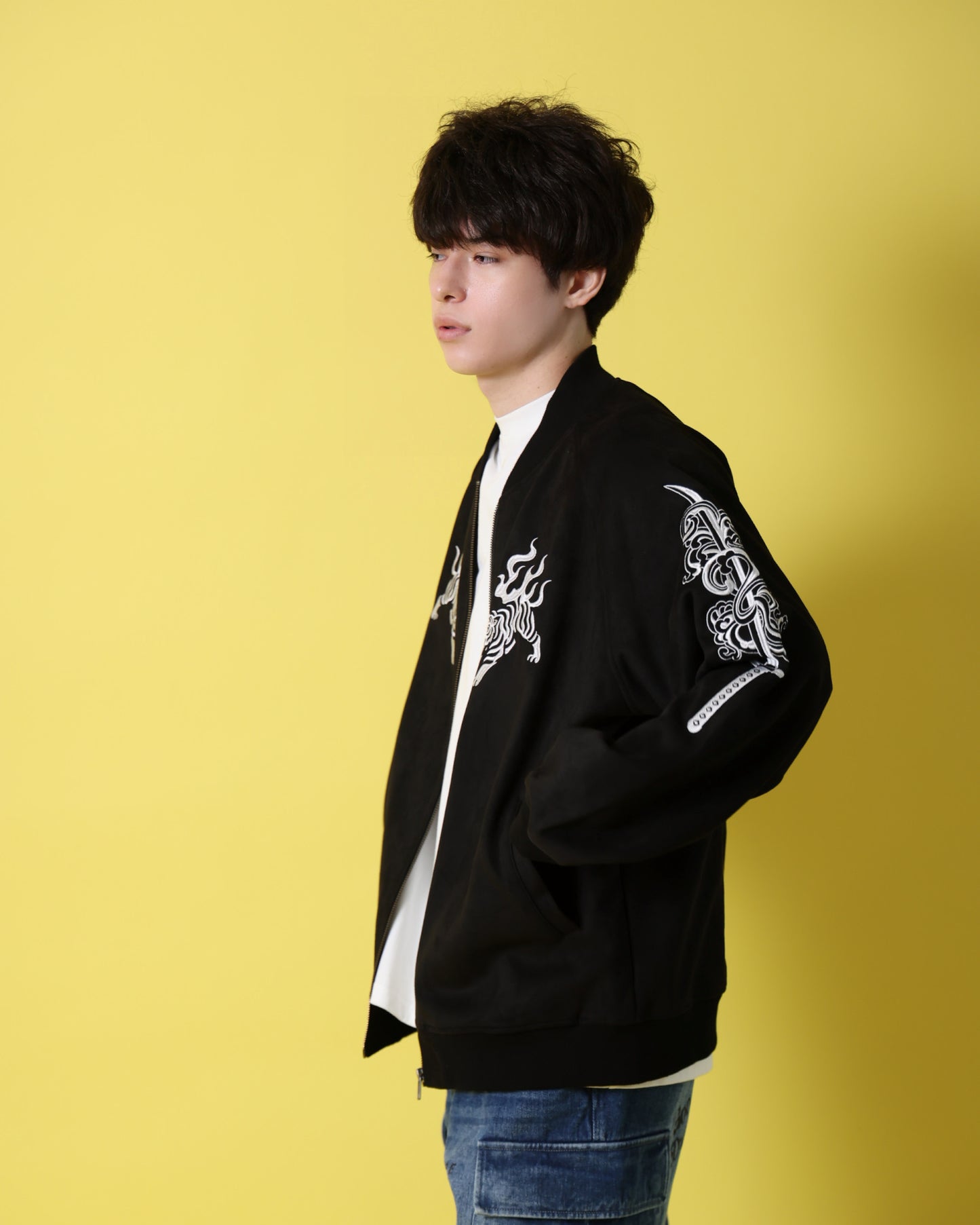 【YOIDORE】酔侍 スエードタッチ ブルゾン (816202)