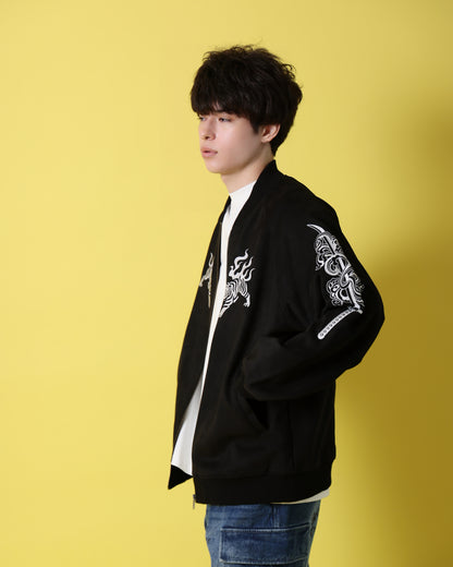 【YOIDORE】酔侍 スエードタッチ ブルゾン (816202)