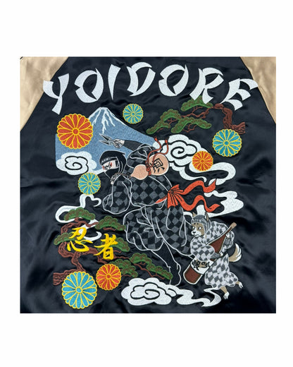 【YOIDORE】忍者と刀 リバーシブルスカジャン (815100)