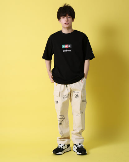 【YOIDORE】 ヴィンテージ栓抜き らくがき カーゴパンツ (816003)