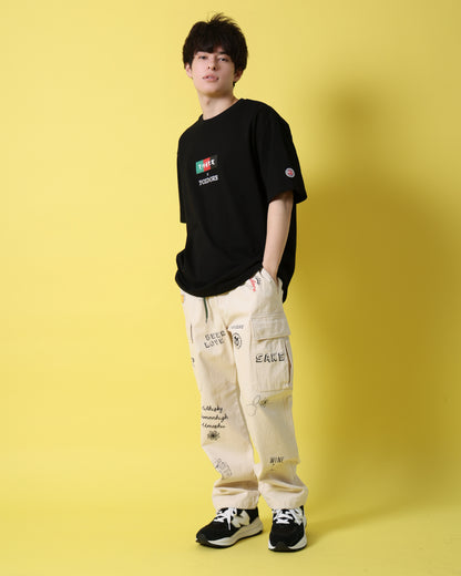 【YOIDORE】 ヴィンテージ栓抜き らくがき カーゴパンツ (816003)