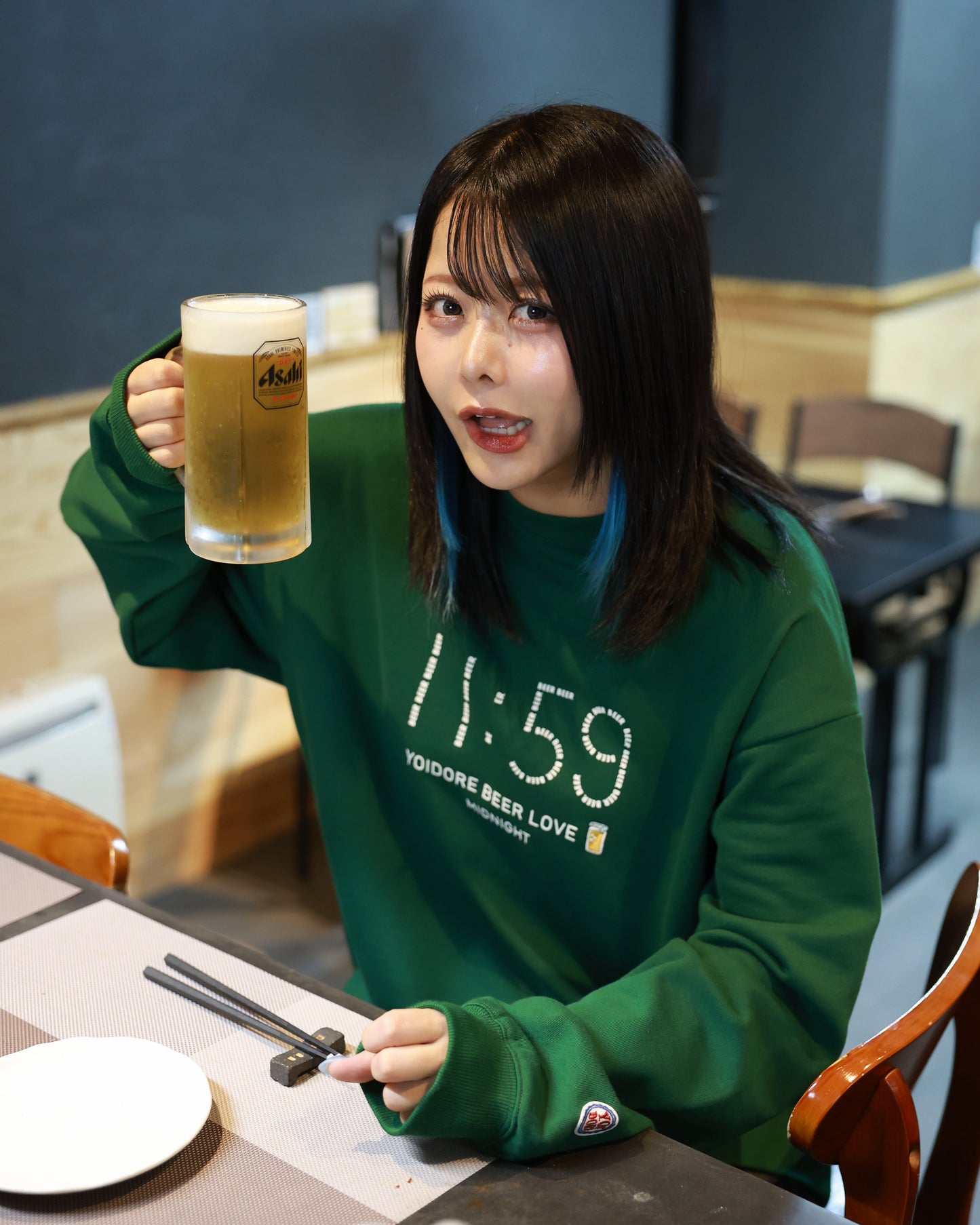 【YOIDORE】 BEER SUKI クルーネックスウェット (835208)