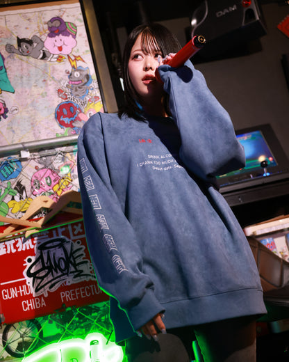 【YOIDORE】 酒愛好家 スエードタッチ クルーネック (845616)