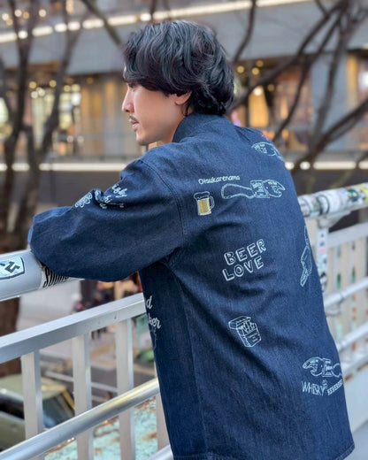 【YOIDORE】 ヴィンテージ栓抜き らくがきシャツ (816001)