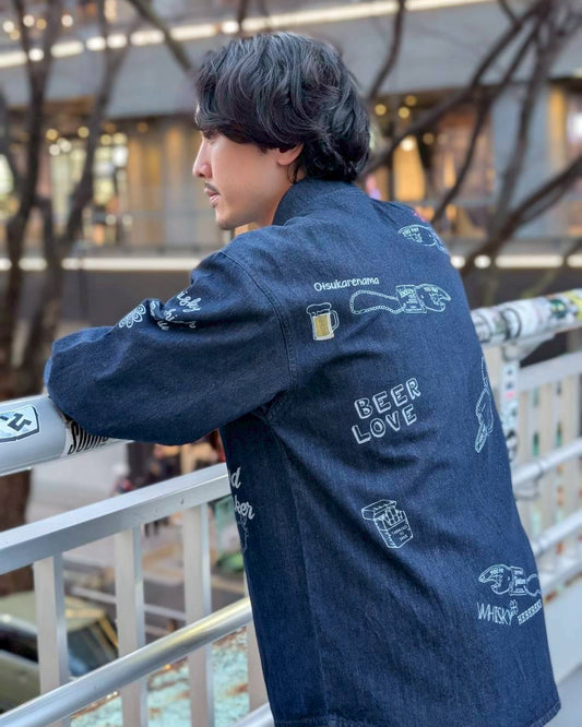 【YOIDORE】 ヴィンテージ栓抜き らくがきシャツ (816001)